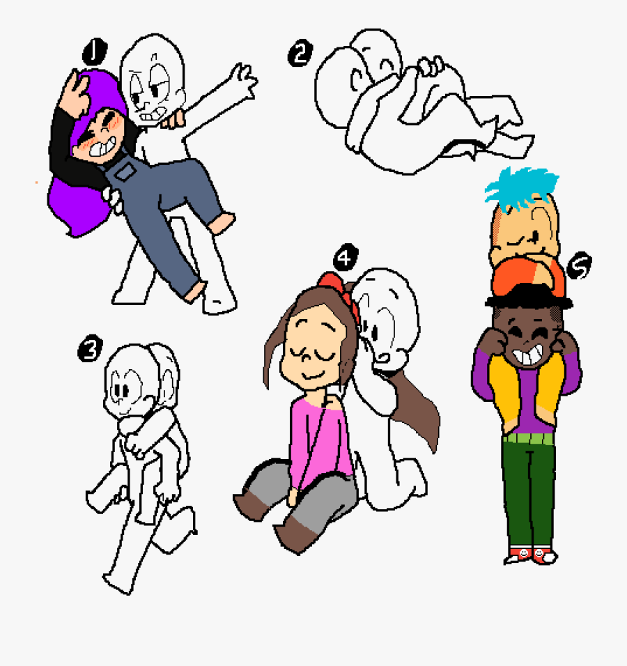 Draw The Squad Couple, Transparent Clipart