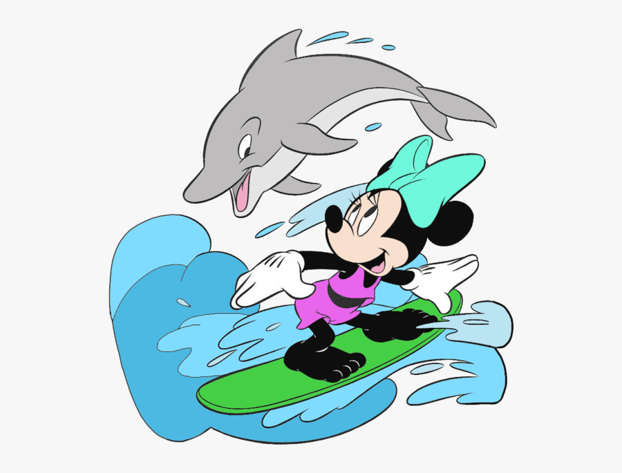 Transparent Minnie And Daisy Clipart - Beach Minnie Mouse Coloring Pages, Transparent Clipart