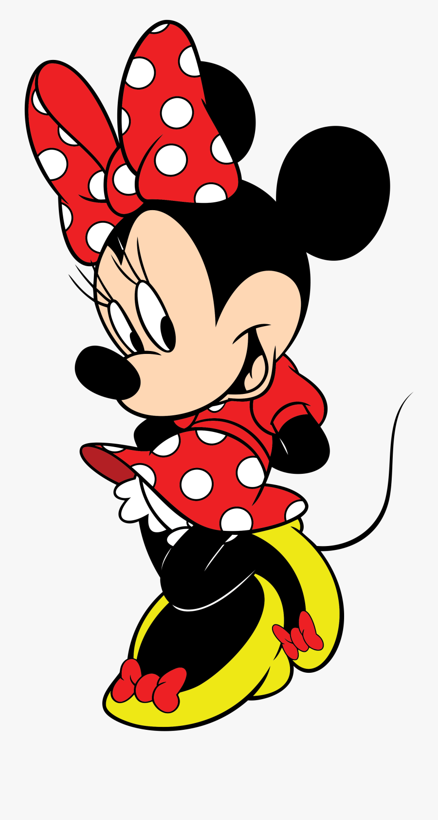 Mouse Clip C Shaped - Minnie Mouse Transparent Background, Transparent Clipart
