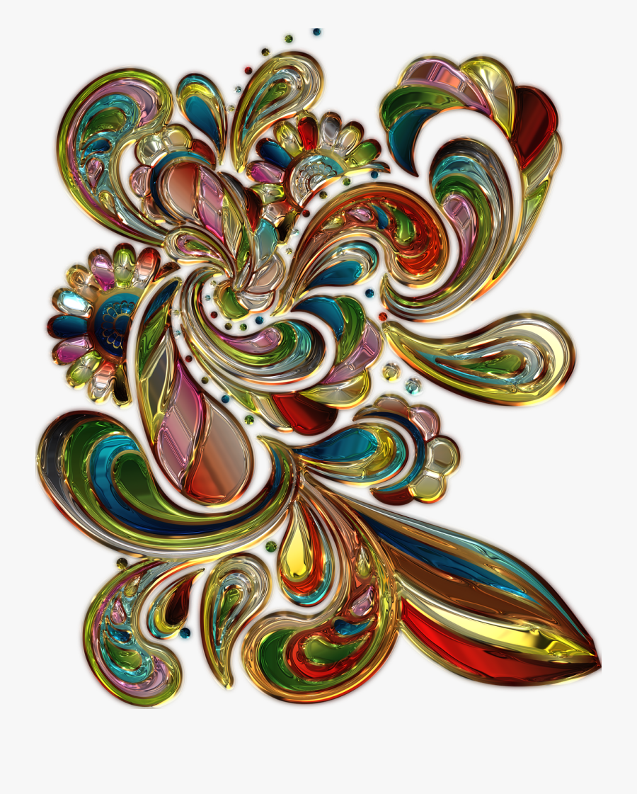 Color Ornament Png, Transparent Clipart