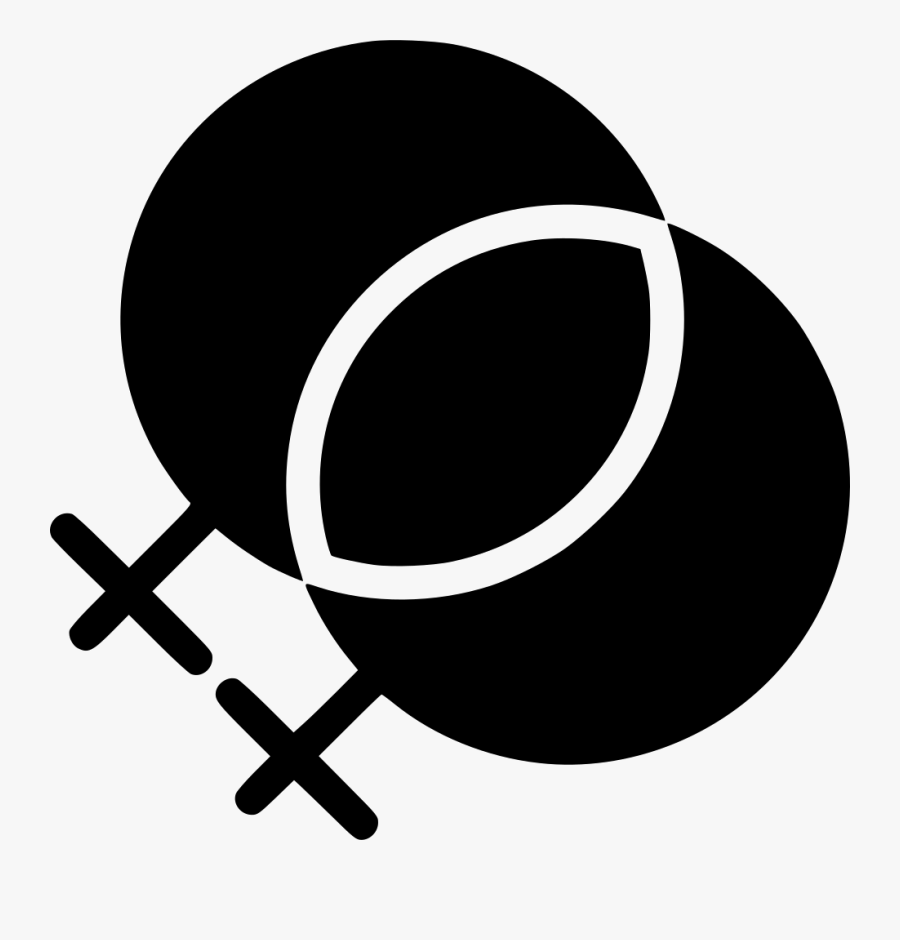 Lesbian - Homo Sexual Sign, Transparent Clipart
