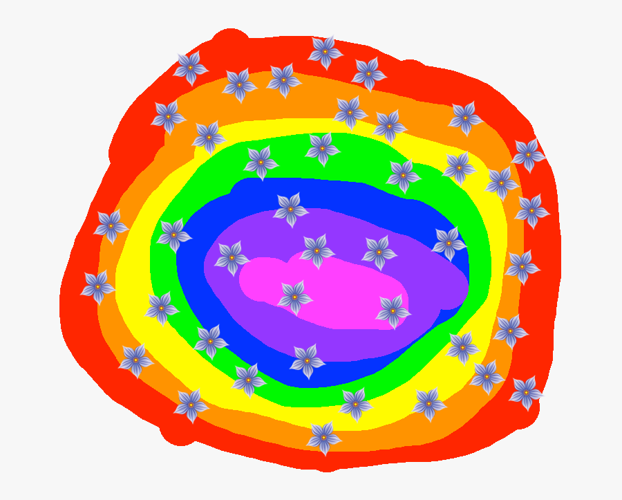 Cat - Rainbow Swirl - Circle - Circle, Transparent Clipart