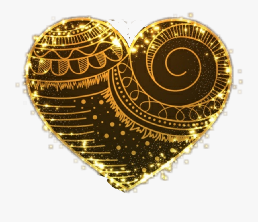 #heart #shimmer #sparkle #line #lines #filigree #swirls - Design, Transparent Clipart