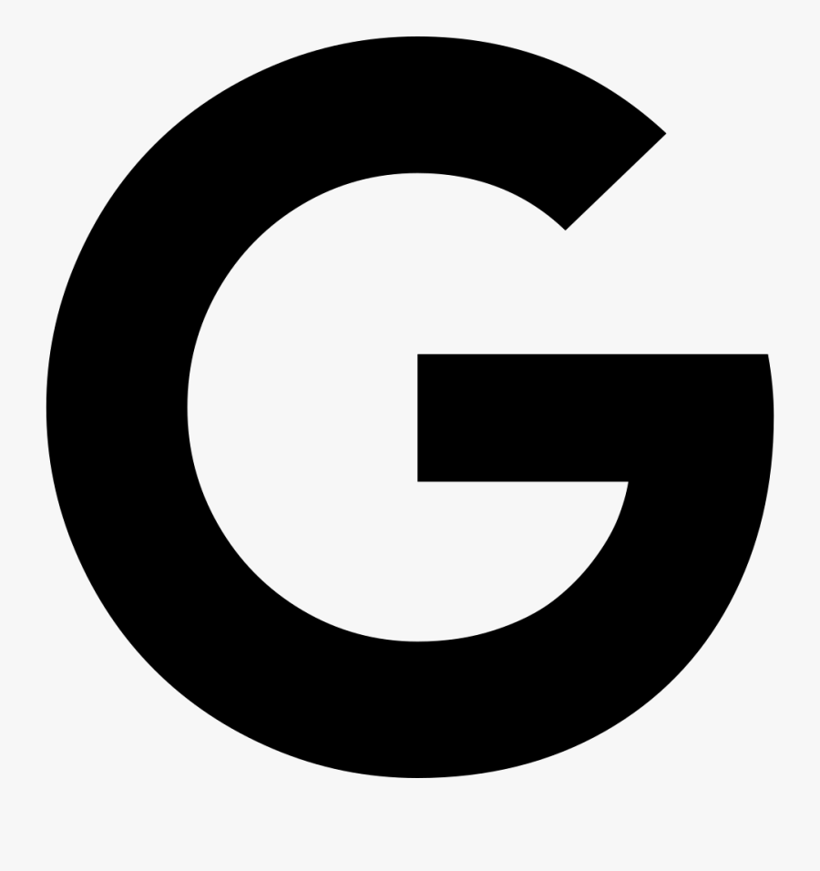 Google - White Google Logo Svg, Transparent Clipart