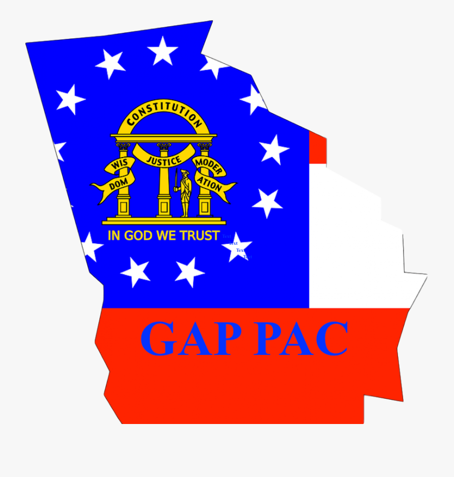 Georgia State Flag 2017, Transparent Clipart