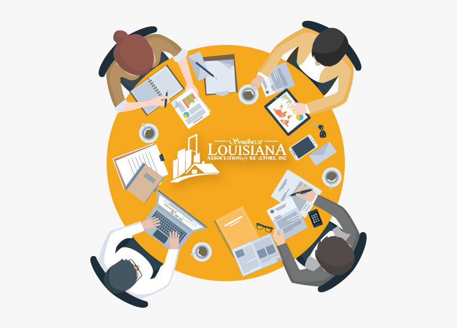 Round Table Meeting Png, Transparent Clipart