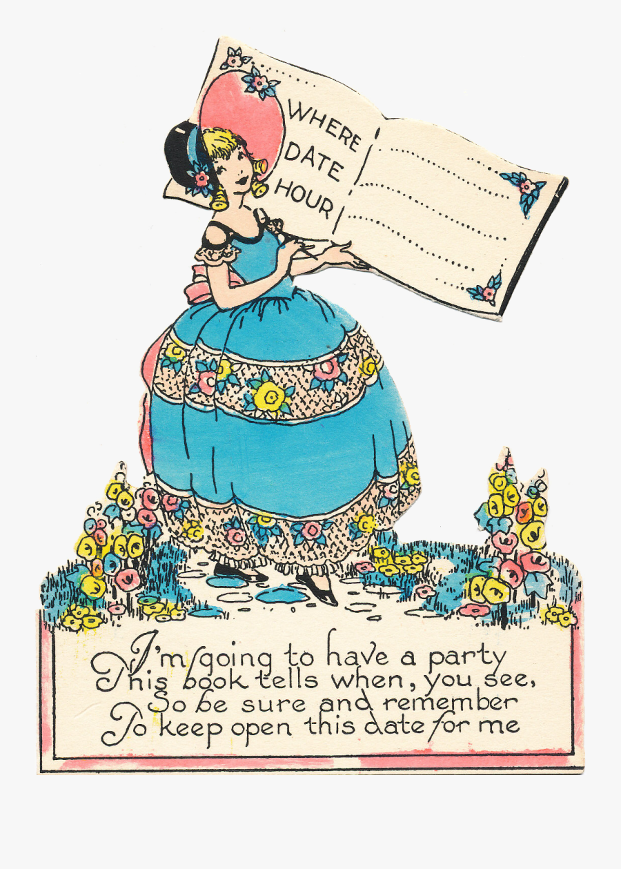 Transparent Happy Birthday Vintage Png - Cartoon, Transparent Clipart