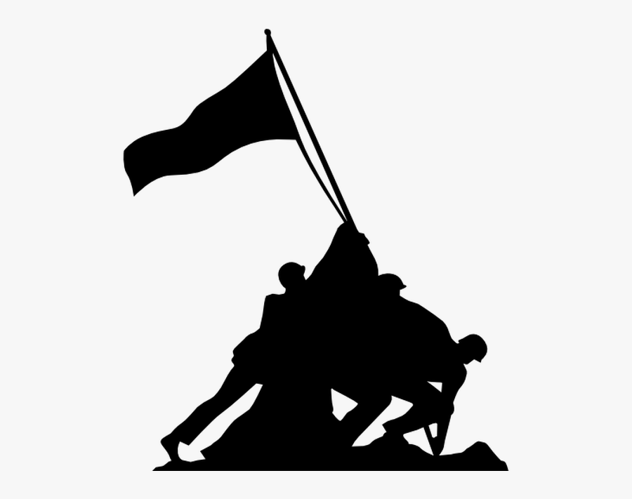 Marine Corps War Memorial Battle Of Iwo Jima Raising - Iwo Jima Flag Icon, Transparent Clipart