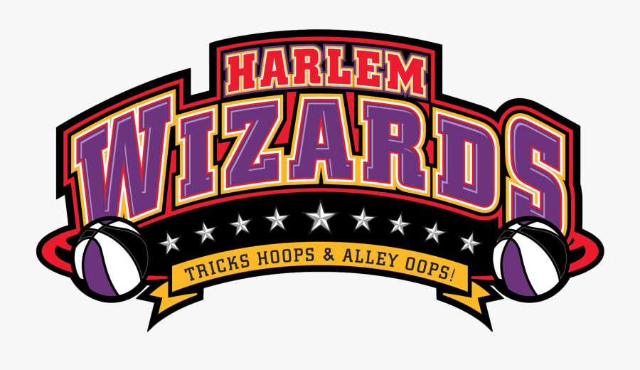 Logo - Harlem Wizards Logo, Transparent Clipart