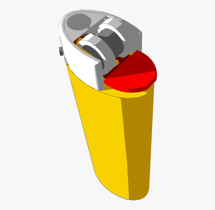 Yellowlighter - Lighter Clipart, Transparent Clipart