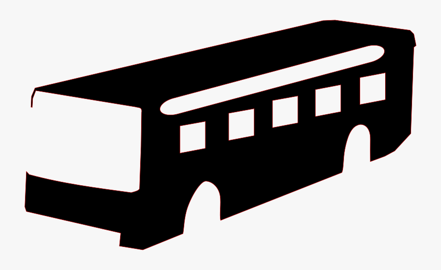 Bus Silhouette Png, Transparent Clipart