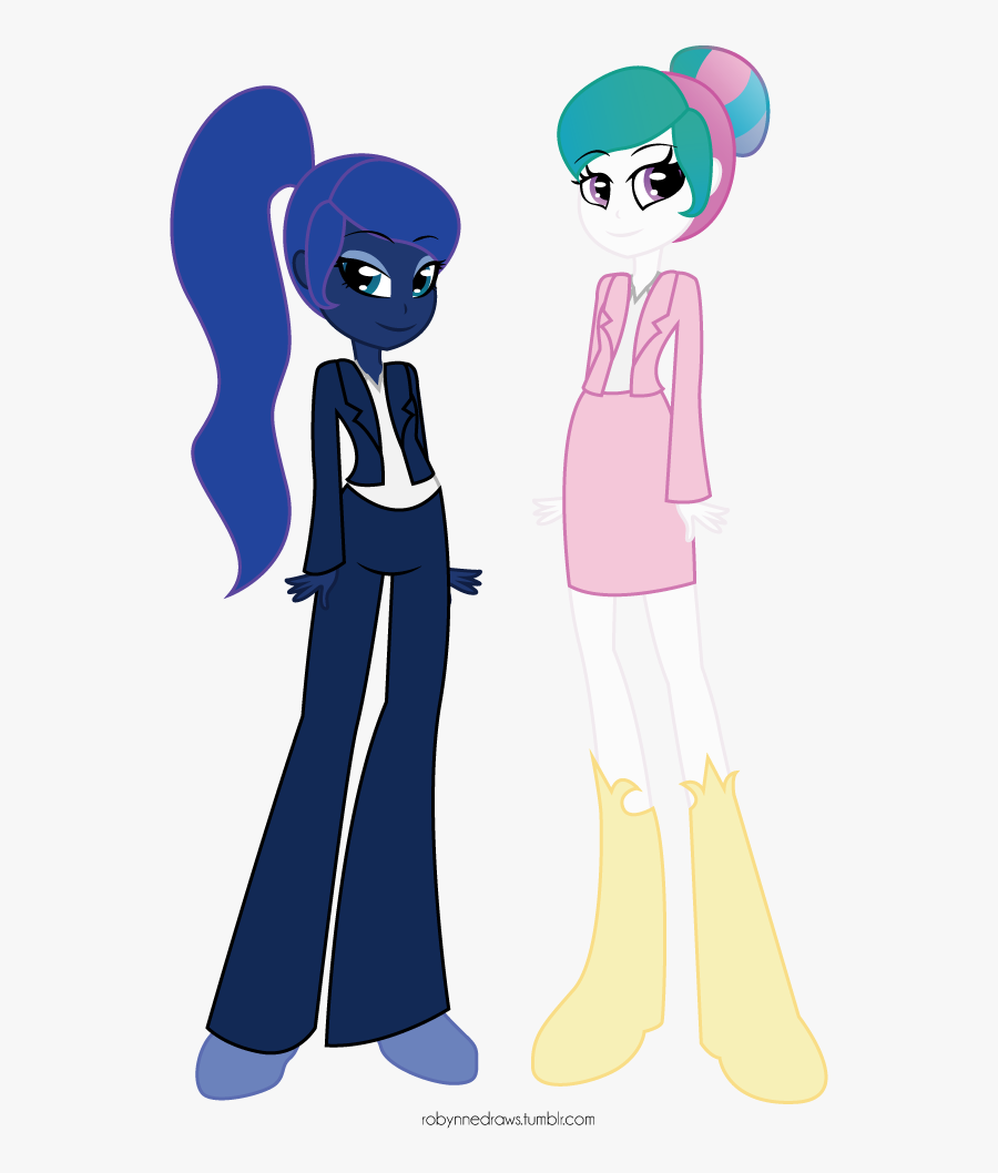 Transparent Pretty Girl Clipart - My Little Pony Equestria Girl Base Luna, Transparent Clipart