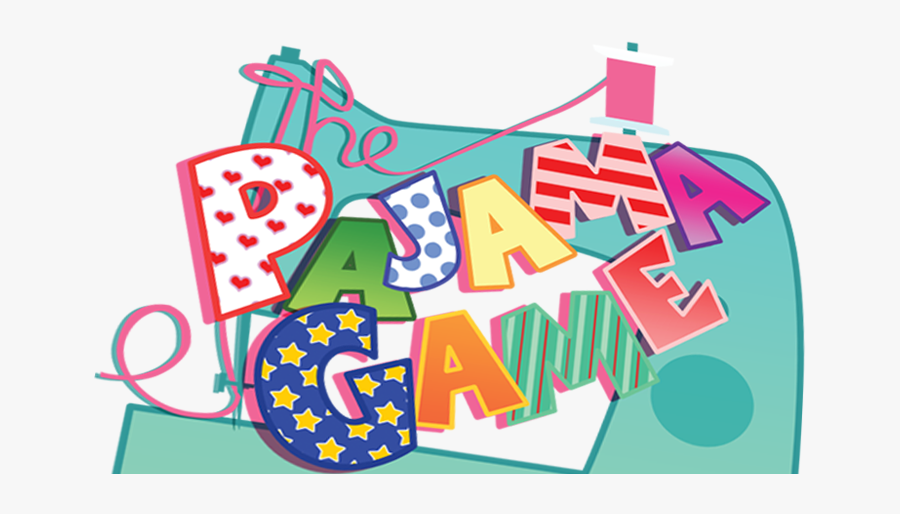Pajama Game Logo, Transparent Clipart