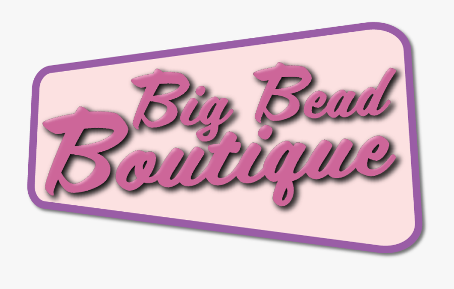 Big Bead Boutique - Calligraphy, Transparent Clipart