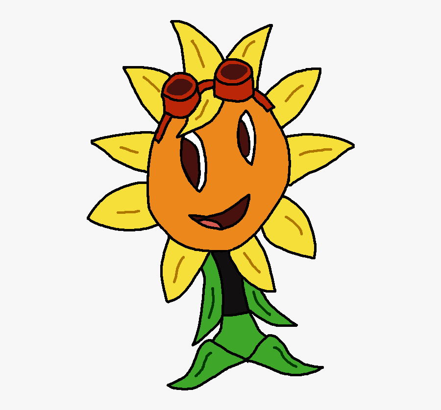 Sunflower From Plants Vs - Plants Vs. Zombies, Transparent Clipart