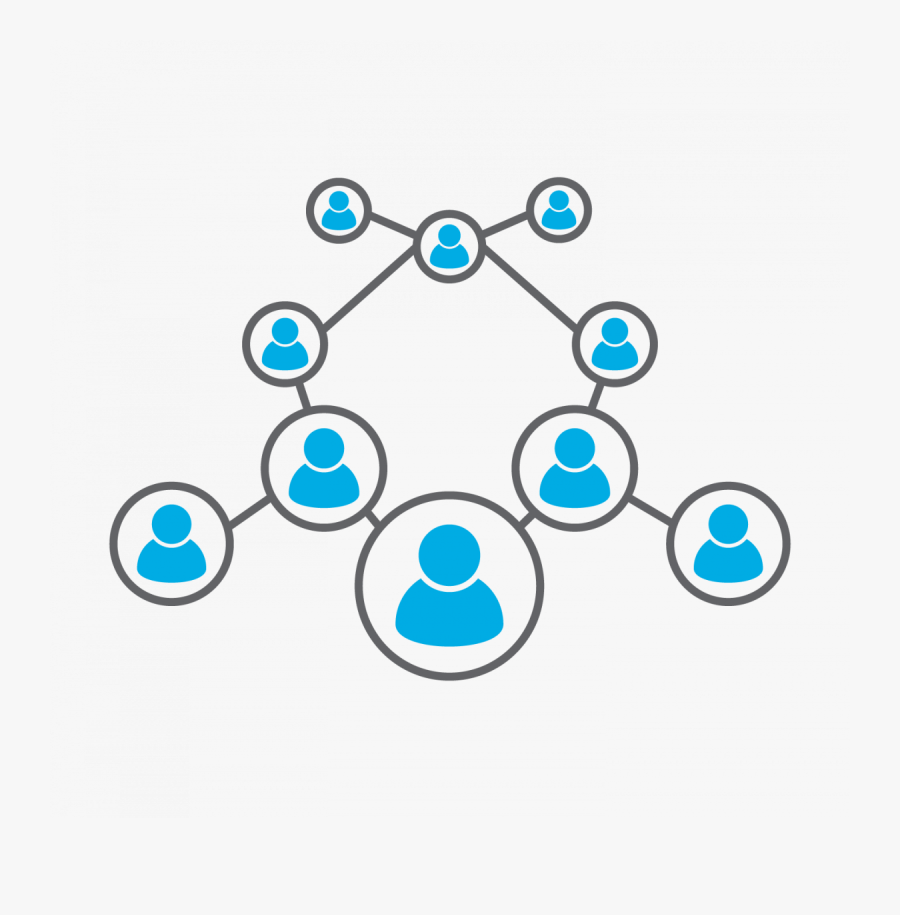 Group Clipart End User - People Network Icon Png, Transparent Clipart