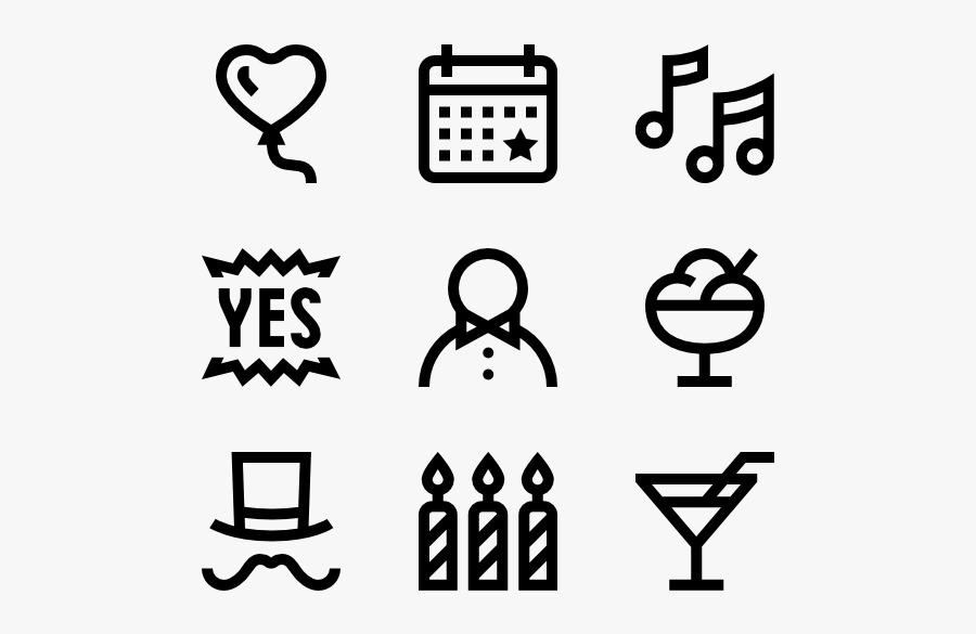 Question Clipart End Presentation - Makeup Icons, Transparent Clipart