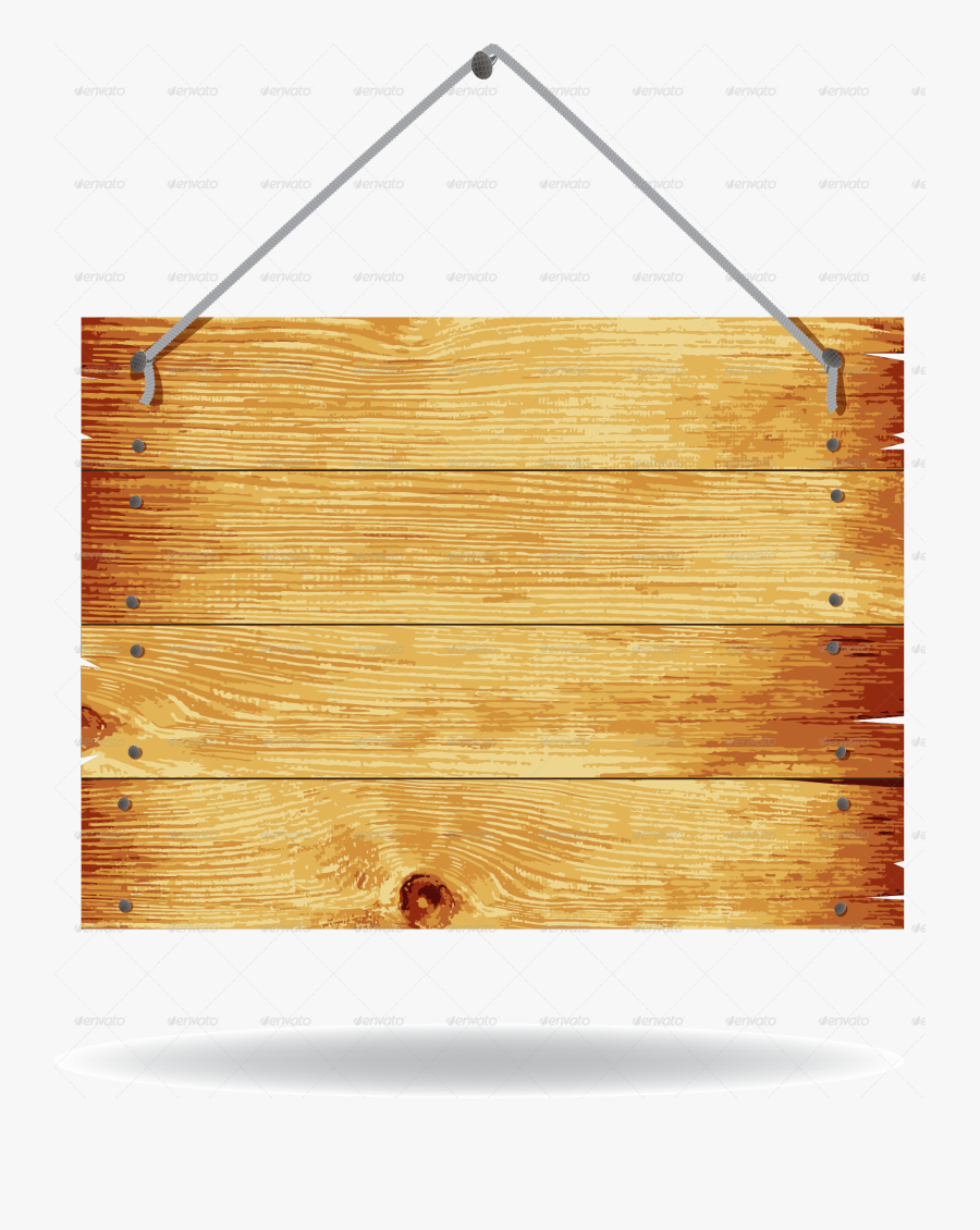 Wood Clip Art - Transparent Background Wooden Sign Png, Transparent Clipart