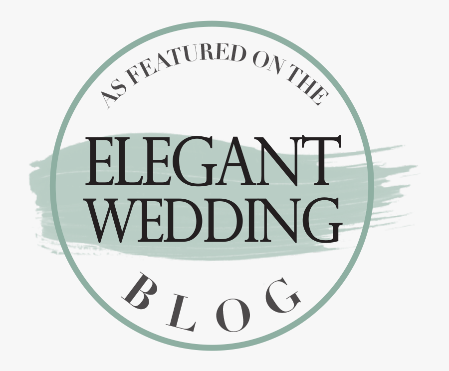 Elegant Wedding As Seen On The Blog - Elegant Weddings Badge, Transparent Clipart