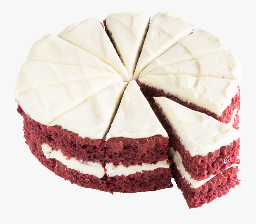 Transparent Red Velvet Cake Clipart - Snack Cake, Transparent Clipart