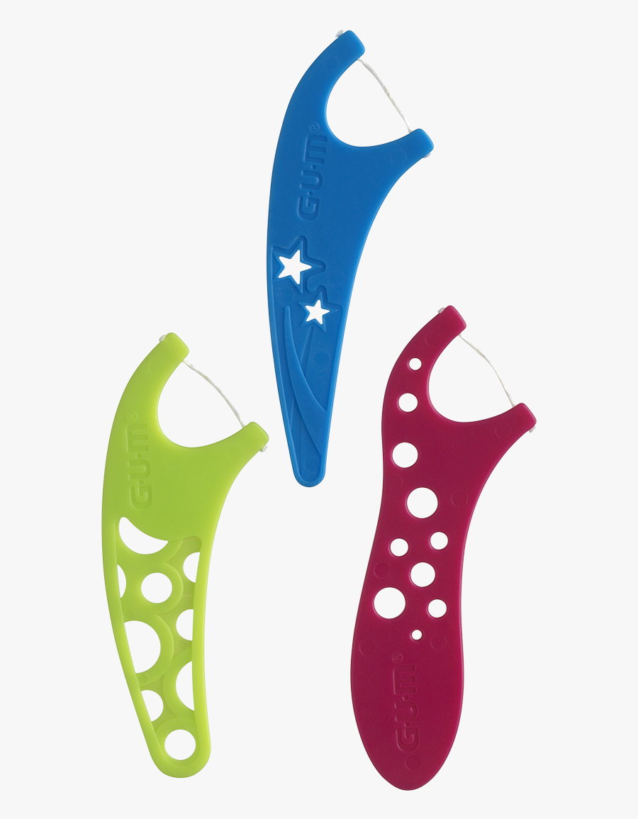 Gum® Crayola™ Kids’ Flossers 75 Ct - Illustration, Transparent Clipart