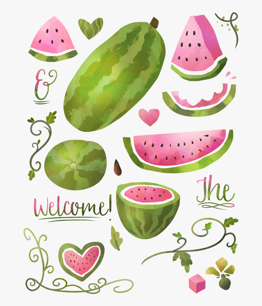 Watermelon, Transparent Clipart