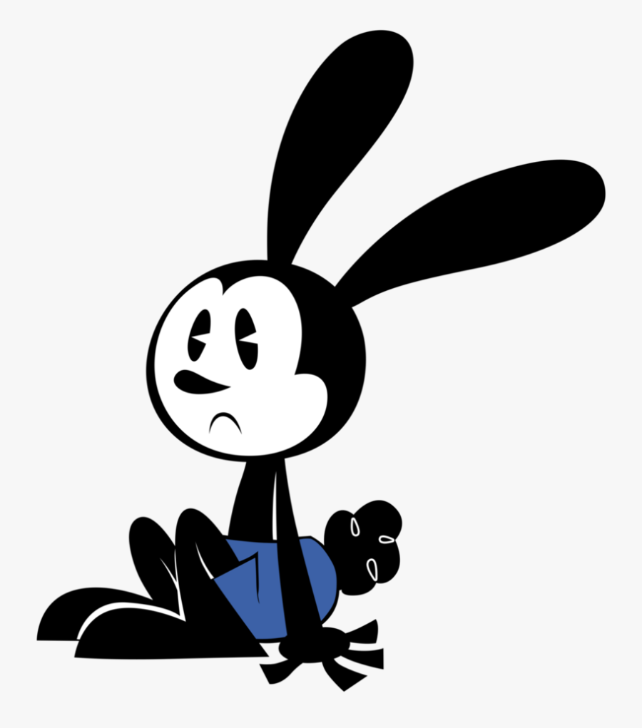 Oswald The Lucky Rabbit Clipart Famous Cartoon - Oswald Mickey Mouse Shorts, Transparent Clipart