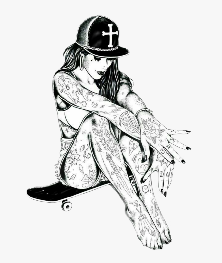 #tatto #tattooday #tattooedgirl #girls Generation #famous - Lowrider Art Coloring Pages, Transparent Clipart