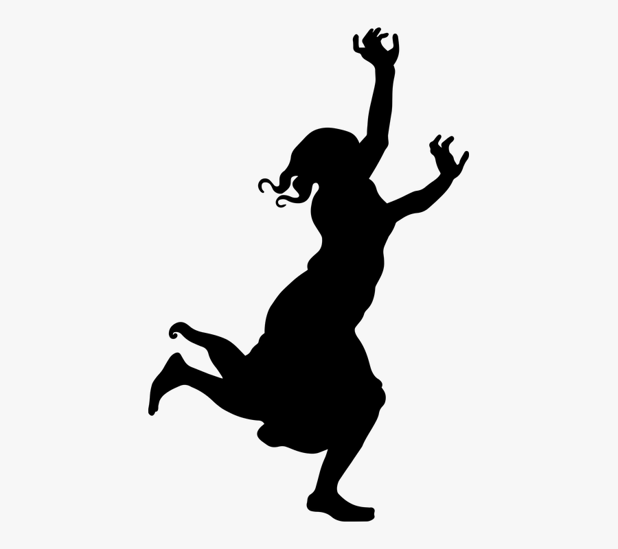 Silhouette Woman Photography Female - People Running Silhouette Scared, Transparent Clipart