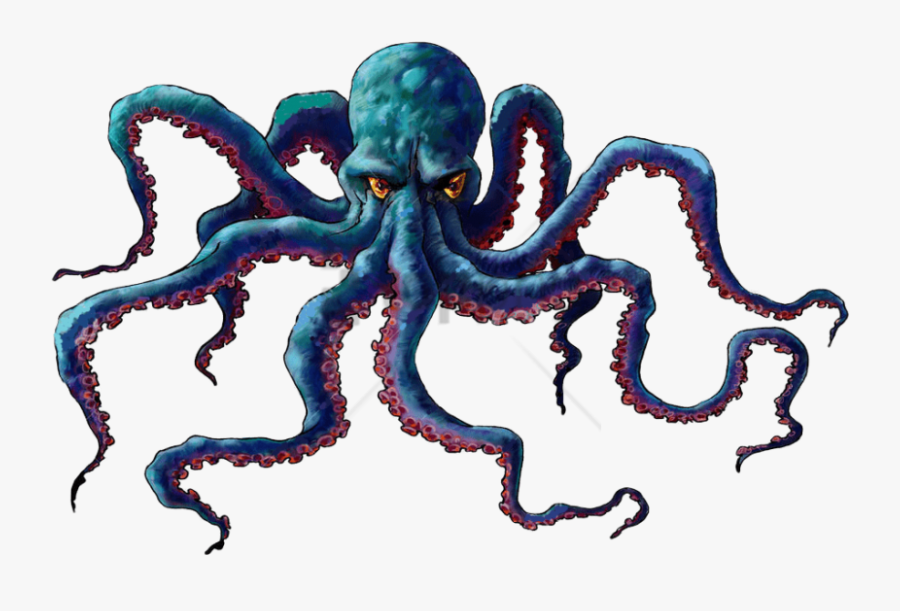 Free Png Octopus Png Png Image With Transparent Background - Sea Monster Transparent Background, Transparent Clipart