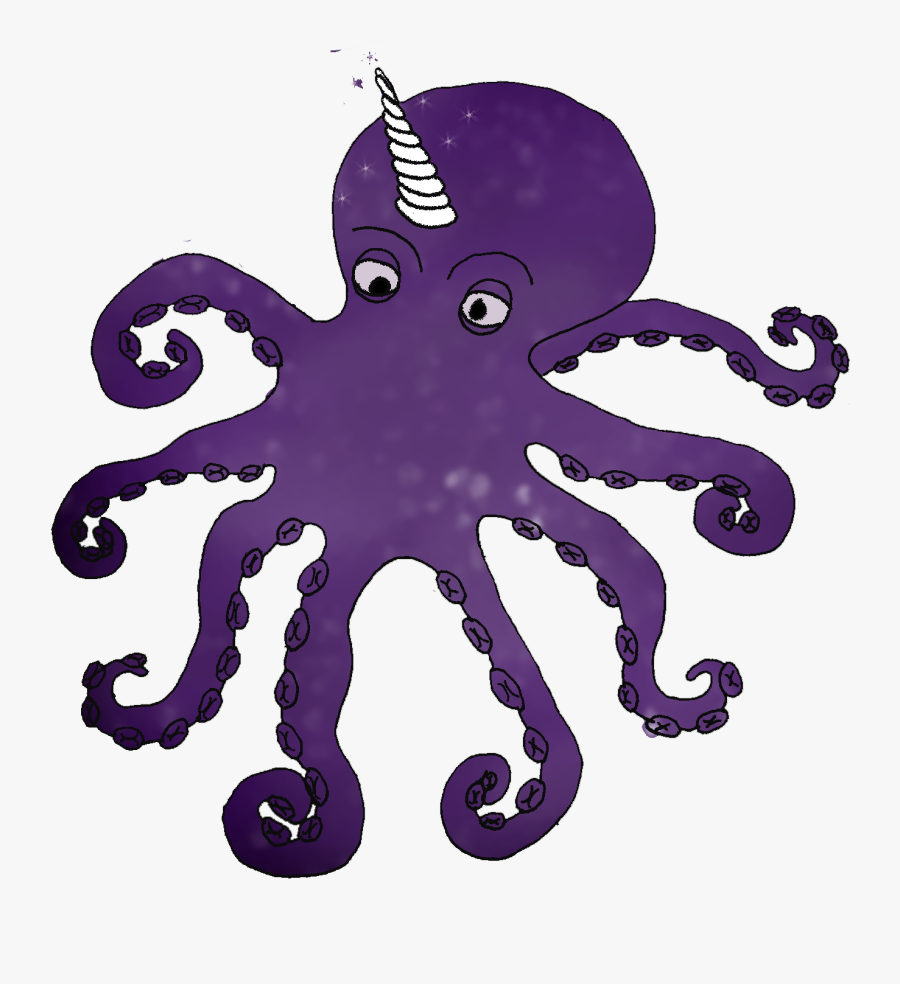 Unioctopus - Unicorn Octopus, Transparent Clipart