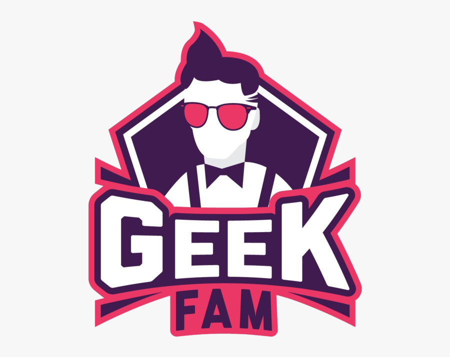 Geek Fam Logo, Transparent Clipart