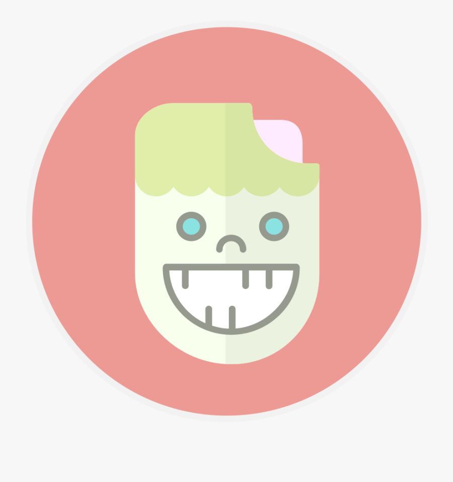 Creative Tail Halloween Zombie - Cartoon, Transparent Clipart