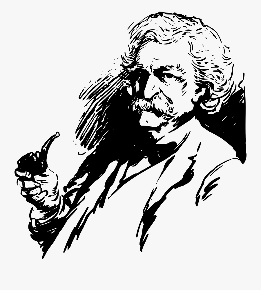 Marktwainface - Mark Twain Clipart, Transparent Clipart