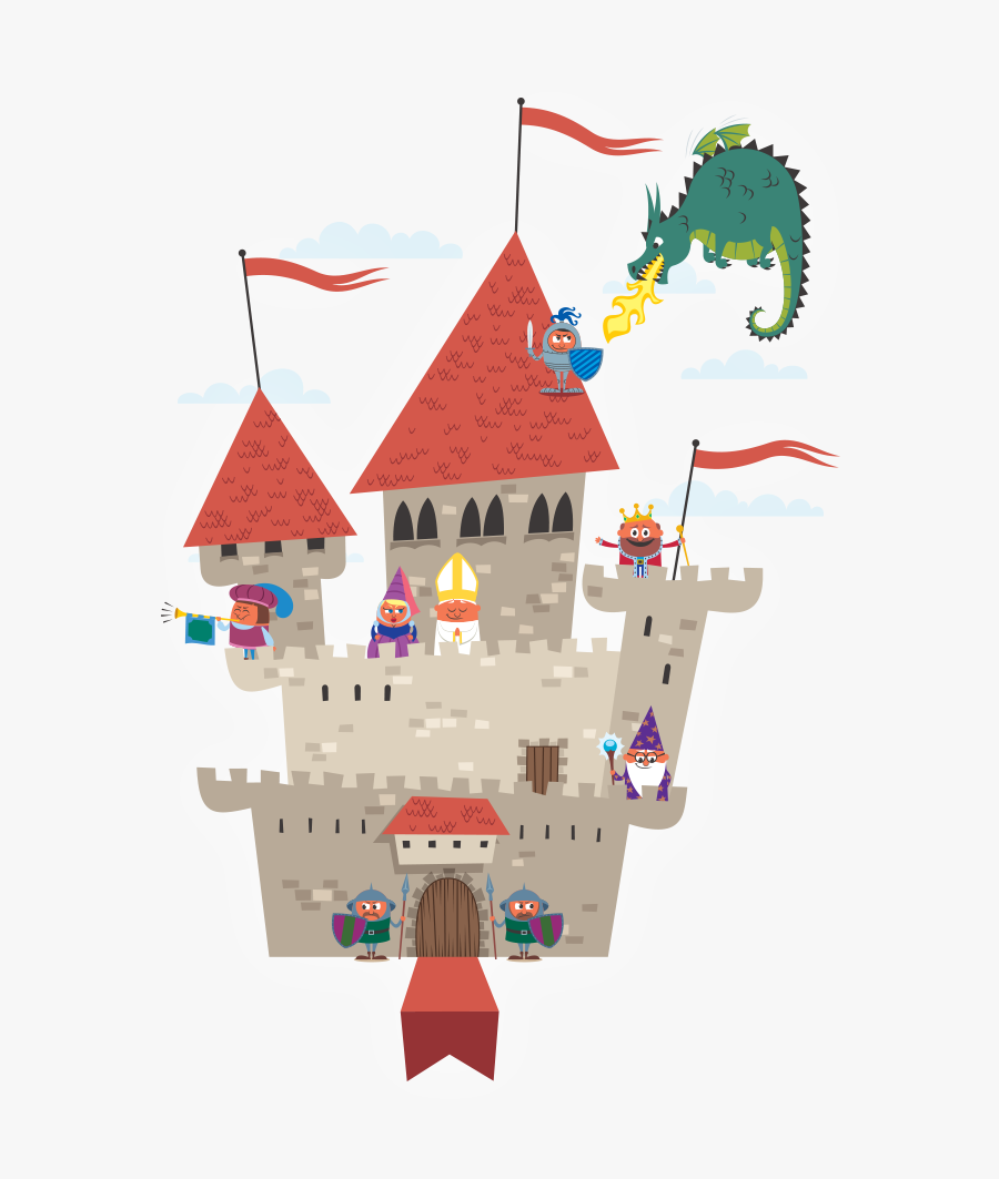Fairy Tale Book Castle, Transparent Clipart