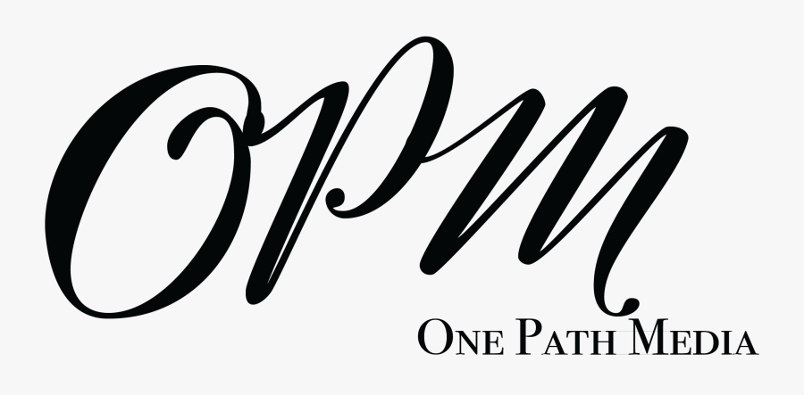 Wedding Videography Logo One Path Media Llc - Calligraphy, Transparent Clipart