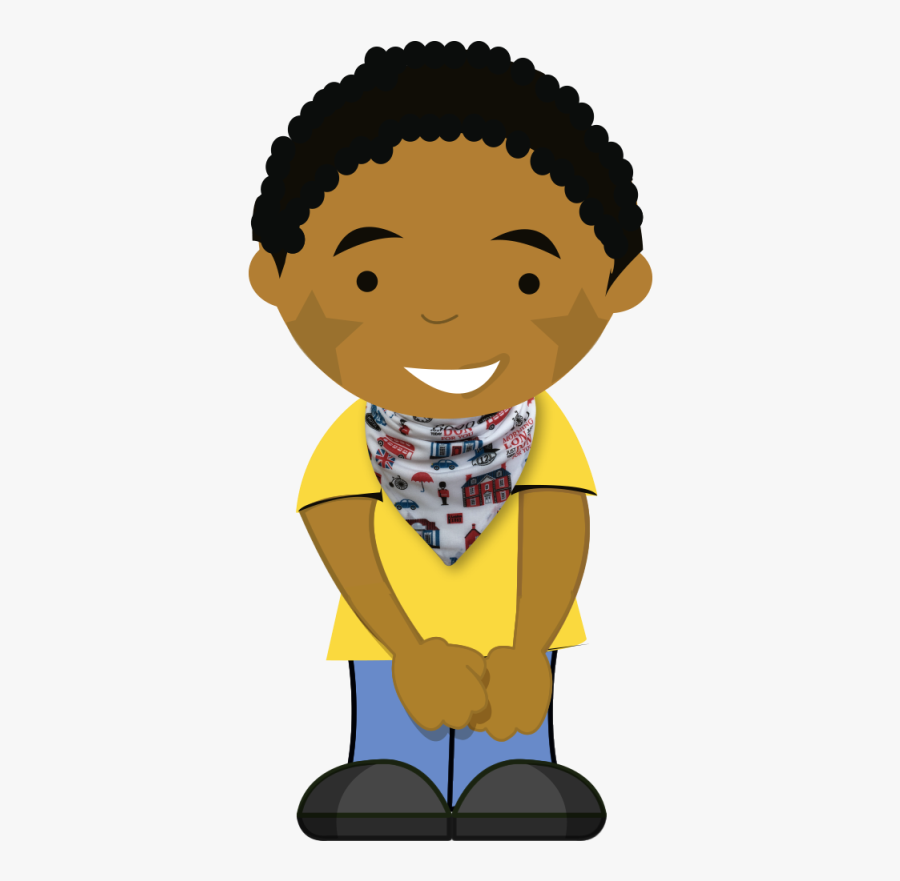 Ss - Transparent Clip Art Black Boy, Transparent Clipart