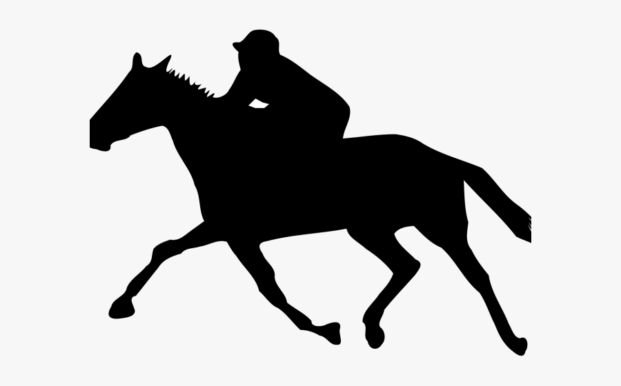 Horse Racing Clipart Horse Race Track - Racing Horse Vector Png, Transparent Clipart