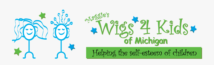 Maggie"s Wigs 4 Kids Of Michigan - Maggie's Wigs 4 Kids, Transparent Clipart