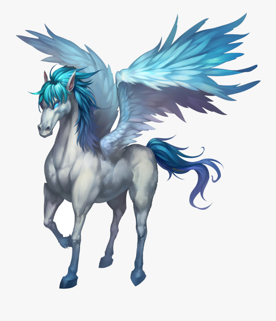 Horse Pictures To Print - Pegasus Unicorn, Transparent Clipart