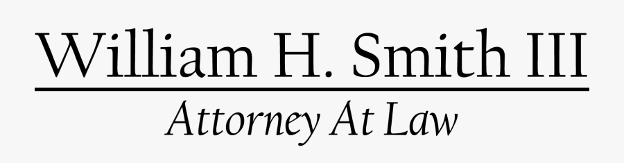 Smith Law - Calligraphy, Transparent Clipart