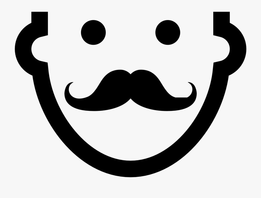 Man With Mustache Png Clipart , Png Download - Mustache Face Png, Transparent Clipart