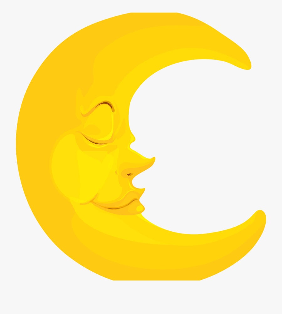 Download Moon Crescent Clipart Transparent Png Half - Clipart Moon, Transparent Clipart