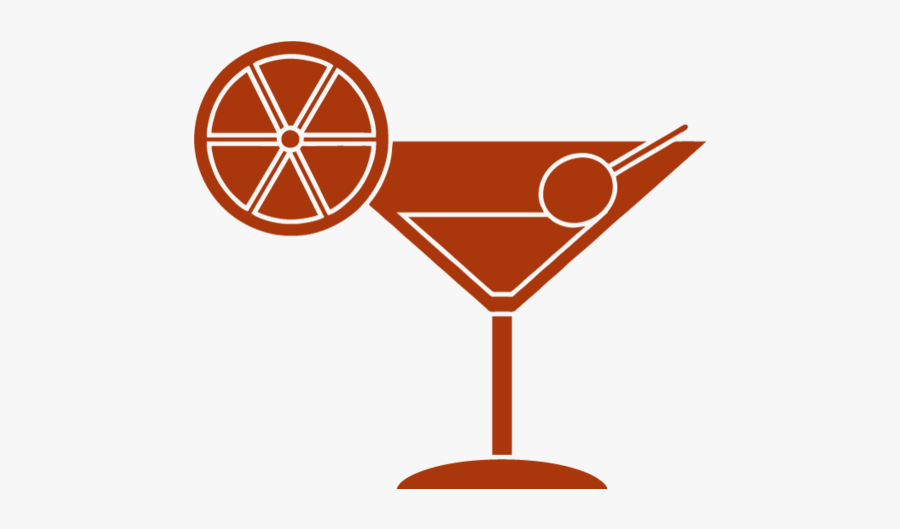 Beach Umbrella - Martini Glass, Transparent Clipart
