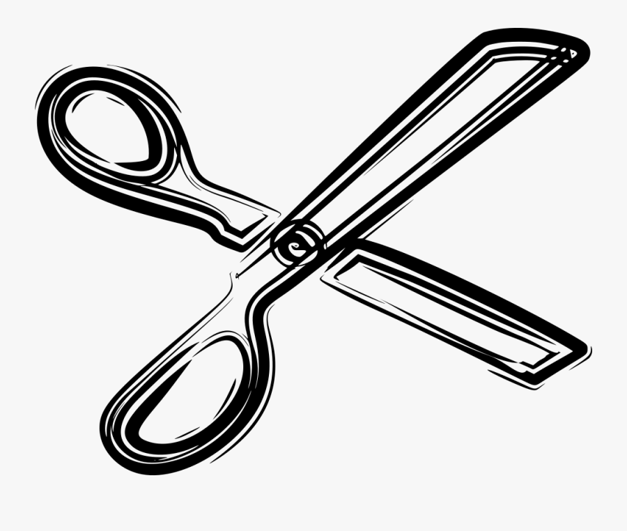 Sketched Scissors - Clip Art, Transparent Clipart