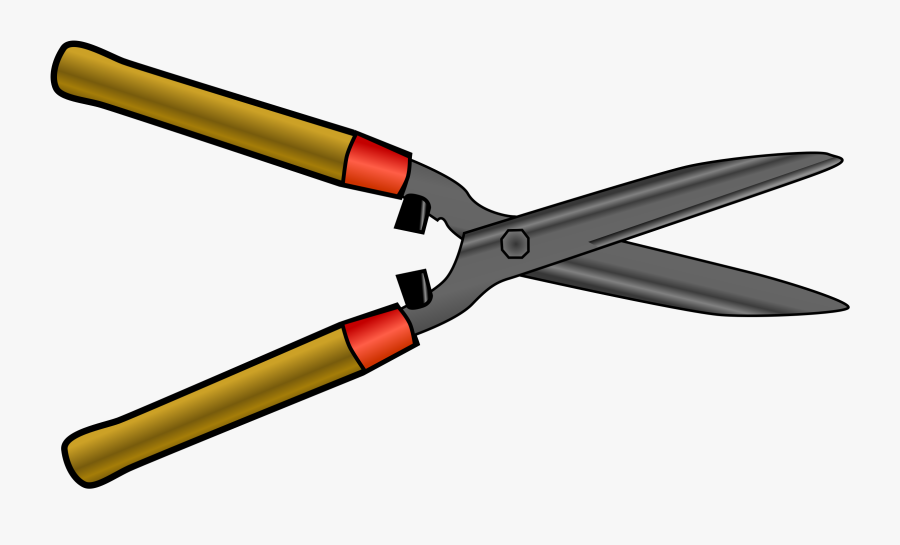 Shears Clipart Scissors - Garden Tools Clip Art, Transparent Clipart