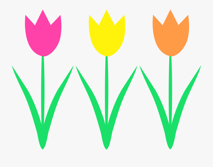 Garden Clip Art - Tulip Flower Clip Art, Transparent Clipart