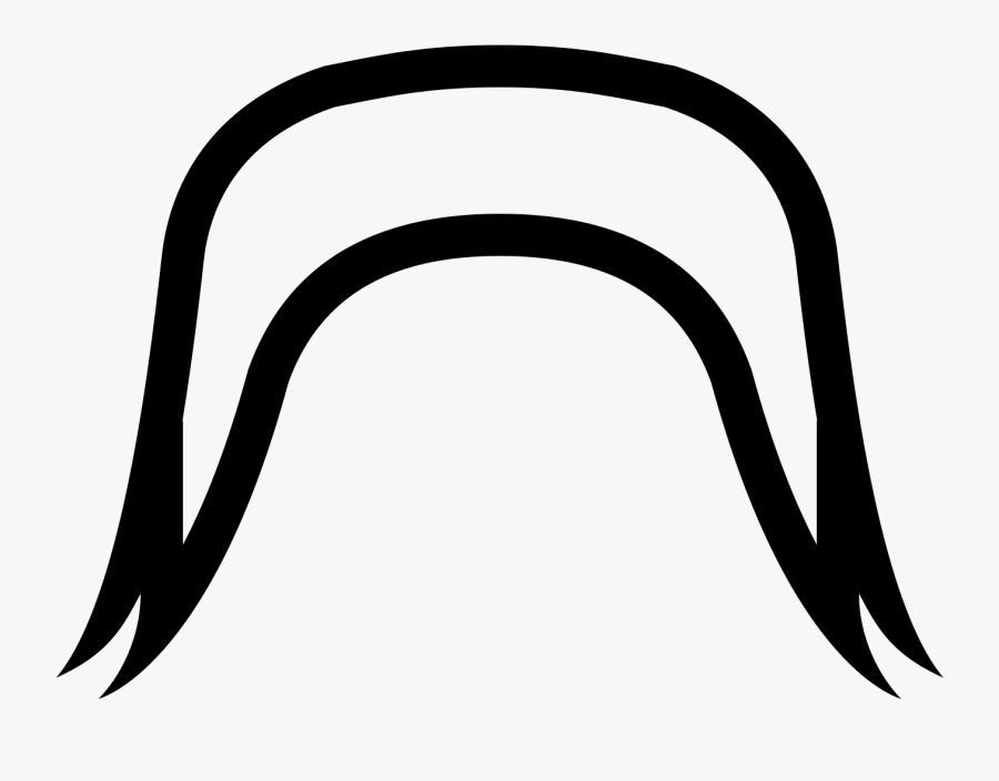 Mustache Clip Art Images Black And White🤷, Transparent Clipart