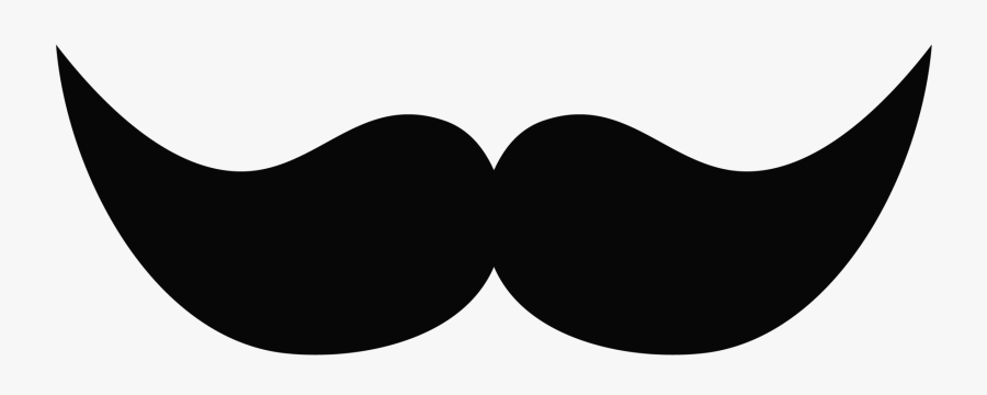 Transparent Mustache Png - Curly Mustache Clip Art, Transparent Clipart