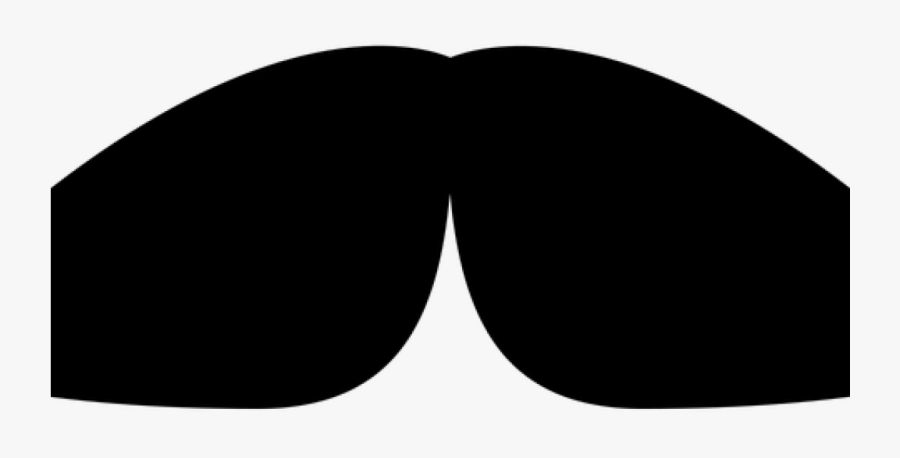 Transparent Mustache Vector Png - Circle, Transparent Clipart